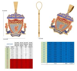 Colgante Minimalista Unisex con Diamante Cultivado en Laboratorio, Corte Brillante, Chapado en Rodio, Opción de Logotipo Personalizado, Materiales Premium, EGL - Product Image 2