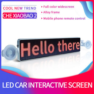 Aplikasi pintar jendela belakang mobil yang dapat diprogram layar ekspresi Led kaca depan belakang mobil warna penuh Hd Led layar panjang pabrik grosir - Product Image 2