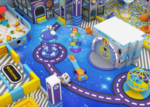 Juego de patio interior personalizado con tobogán LED y piscina de bolas para niños, parque de atracciones y centro comercial, equipo de juego - Product Image 4