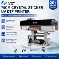 Imprimante numérique LETOP Factory I3200 pour étiquettes autocollantes, traceur d'impression jet d'encre rouleau à rouleau, petite imprimante DTF UV