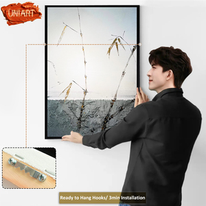 UNIART <span class=keywords><strong>surrealismo</strong></span> pittura a olio di bambù <span class=keywords><strong>arte</strong></span> su tela pura fatta a mano natura morta <span class=keywords><strong>arte</strong></span> pittura personalizzata moderna soggiorno arredamento regalo - Product Image 4