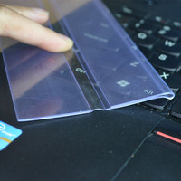 Profilé d'extrusion en plastique PVC, bande plastique transparente, porte-étiquette, porte-étiquette de prix pour étagère de supermarché