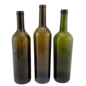 Botella de Vino de Vidrio de 750 ml, Económica, Vacía, al por Mayor, para Champán, Vino Tinto, Whisky, con Tapón y Cubierta - Product Image 2