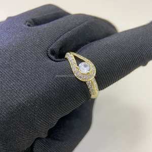 Tempérament minimaliste, ensemble de bagues en diamant huit étoiles huit flèches serties de diamants à haute teneur en carbone, cadeau pour un partenaire polyvalent au quotidien - Product Image 2