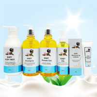 Ensemble Professionnel de Soins pour Bébé de Haute Qualité aux Ingrédients Naturels et Biologiques Hydratants pour Réparer et Adoucir la Peau Sèche de Bébé