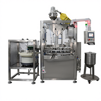 Ligne de production entièrement automatique de remplissage de déshydratant haute précision, intelligente et anti-humidité, avec machine de bouchage automatique pour flacons en verre