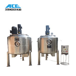 Máquinas Mezcladoras de Tanques de Vacío para Crema Cosmética, Pasta y Loción, con Homogeneización, Emulsificación y Elevación Hidráulica - Product Image 1