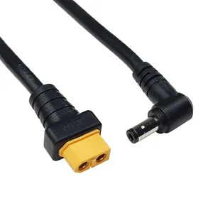XT60 Charging Cable XT60 Female to Right Angle DC 5.5mm X 2.5mm Male Power Cable for FPV Monitor Power XT60 Adapter Cable 1.5M