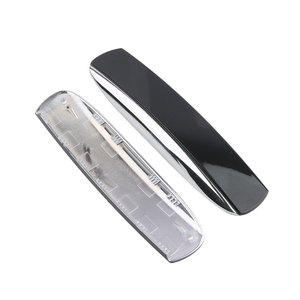 Audi A6L Door Handle Cover Black <b>ABS</b> With Bright Strip For FAW AUDI CA 3M Tape Installation - Product Image 1