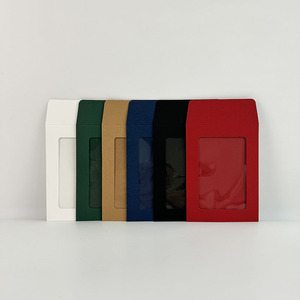 Custom Brown <strong>String</strong> <strong>Tie</strong> Luxury Fashion <strong>Kraft</strong> Clothing <strong>Envelope</strong> Transparent Window <strong>String</strong> <strong>Envelope</strong> for T-Shirts Paper Clothing - Product Image 3