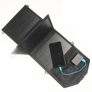 Masuyoshi Mitsu Chargeur solaire portable pliable 18W, batterie externe, chargeur de téléphone portable - Product Image 1
