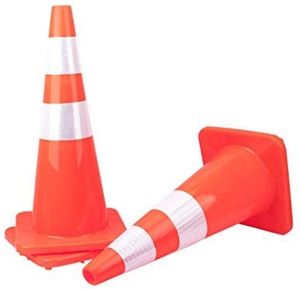 Collar reflectante súper resistente a la intemperie Stick en conos de tráfico para estacionamiento, entrenamiento de conducción - Product Image 4