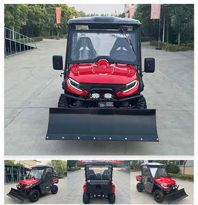 Véhicule <span class=keywords><strong>utilitaire</strong></span> 4x4 électrique UTV 2 places certifié EEC <span class=keywords><strong>Quad</strong></span> électrique à transmission automatique pour adultes avec chasse-neige - Product Image 5