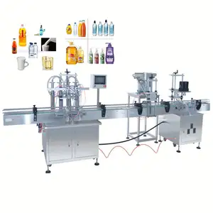 Liquid Filling Machine / Automatic Overflow Liquid Bottle Filler For Beverage Juice Production Line Machine