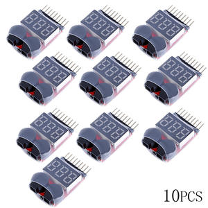 Testeur de batterie au lithium pour avions télécommandés 1-8S, type BB, haute précision, affichage de puissance deux-en-un, alarme de basse tension pour avions RC - Product Image 3