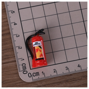 Figura de Extintor de Incendios de Resina Realista para Decoración de Casa de Muñecas en Miniatura, Jardín de Hadas, Juguete Infantil para Jugar a la Imitación - Product Image 2
