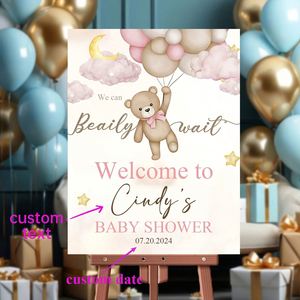 Decoraciones para Fiesta de Revelación de Género, Fondo para Fotomatón en Rosa y Azul para Celebración de Baby Shower - Product Image 4