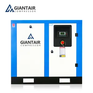 GiantAir compresor de tornillo libre aceite 30 hp 10hp 11kw 8 bar 2.5m3/min screw compressor 3 kw