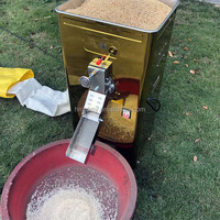 Décortiqueuse de riz mini Zhengda, moteur 220V, capacité 200kg/h, garantie 1 an, 2.2KW, haute efficacité, utilisation facile pour la maison et la ferme