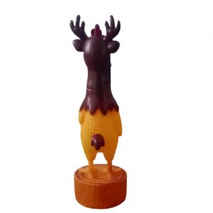 Jouet en PVC à rebond lent, amusant, en forme de renne, avec musique Chicken Lala, pour la décompression créative et le divertissement, adapté à tous les âges - Product Image 3