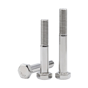 Eight Directions 304 Stainless Steel Hex Bolts M27 M30 M33 M36 M39 M42 M45 Semi Threaded DIN931 A2-70 Grade B Construction Use - Product Image 1