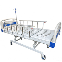 Lit médical électrique en alliage d'aluminium et ABS, 3 fonctions, hauteur et angle réglables, multi-positions, certifié ISO, lit d'hôpital
