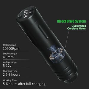 Set de Tatuaje Tuffking, Gel de Transferencia de Tatuajes, Diluyente de Tinta para Tatuajes, Inalámbrico - Product Image 4