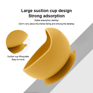 Tazón de Silicona para Niños, Antideslizante, Libre de BPA, con Succión, Diseño de Caracol, Vajilla para Bebés, Venta al Por Mayor de Fábrica - Product Image 4