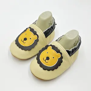 Bede Wholesale newborn baby leather shoes indoor moccasins for toddlers