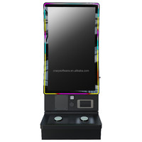 공장 도매 고품질 27인치 곡면 LCD 터치스크린 테이블 마운트 스킬 게임 아케이드 머신 (멀티 게임 포함)