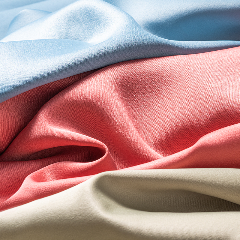 Satin Twill Jacquard Taffeta 4 Way Stretch Woven Polyester Fabric Dress Clothing Roll Elastane Spandex Polyester Fabric