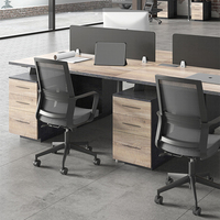 Station de travail créative moderne pour 2 personnes, Center d'appels, bureau, matériel de personnel
