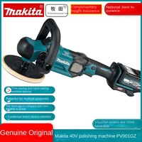 Pulidora Inalámbrica Makit de Velocidad Variable, Batería de Litio Recargable de 4.0Ah, para Detallado de Autos, Encerado de Pintura, Serie PV001 GZ/GP