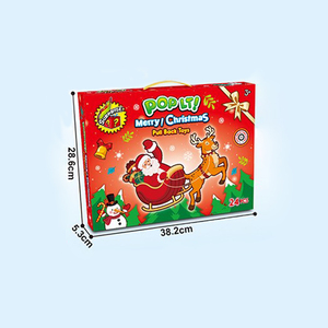 Boîte-cadeau de Noël Poke Fun Pull Back Cars Holiday Surprise 24pcs Boîte aveugle pour enfants Faveurs de fête de Noël et bas de Noël - Product Image 5