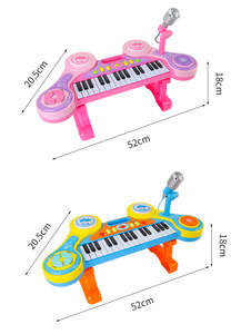 Wholesale Children Education 31-Key Electronic <b>Keyboard</b> Toys Piano Musical <b>Instruments</b> Toys With Microphone for Kids - Product Image 5