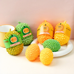 Pelotas Antiestrés de Durian, Bolas de Compresión con Forma de Fruta, de Rebote Lento, para Aliviar el Estrés, Juguete Blando de Durian - Product Image 2