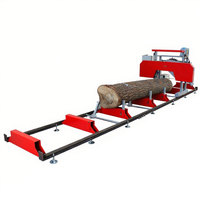 Machine hydraulique de scierie de bande de bois portable mobile électrique automatique de journal de la Chine pour le diesel de coupe de bois