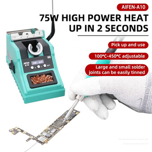 Stazione di Saldatura Digitale Portatile AIFEN A10 210 con Punta per Saldatore Piccola, Riscaldamento Rapido, Modalità Induzione Sleep, Controllo Temperatura al 5% - Product Image 2
