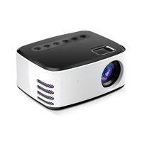 Mini projecteur LED 480p largement utilisé, nouveaux designs, facile à transporter, home cinéma de poche, courte focale, objectif personnalisé, LCD 1080P HD