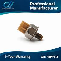 Sensor de presión de combustible Common Rail 45PP3-3 250MPa para Nissan Navara D40 Pathfinder 2.5 YD25 Ford Transit Fiat Ducato