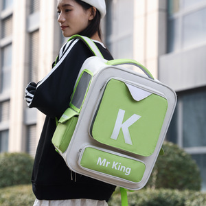 轻质牛津材料宠物拉杆包舒适透气猫背包拉链大容量郊游狗固体 - Product Image 1