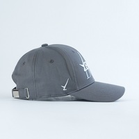 Gorra de Béisbol Estructurada de 6 Paneles, Color Personalizado y Logotipo Personalizado, Visera Curva, Algodón, Unisex, Deportiva