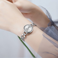 Montre pour femme Wlisth S949, bracelet en acier inoxydable, cadran classique avec diamants, montre de luxe de marque, or rose, pour femmes
