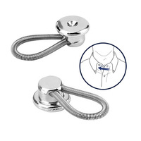 Boutons flexibles en gros couleur argent 10mm 15mm pour collier