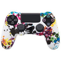 SYYTECH Housse de protection anti-transpiration pour manette, coque en silicone antidérapante pour PS4 Slim Pro, accessoires de jeu
