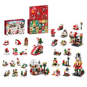 Bộ lịch chờ Giáng sinh tự làm 2025, 24 ngày đếm ngược, đồ chơi xếp hình giáo dục, đồ chơi hộp quà bí mật Giáng sinh, quà tặng cho trẻ em - Product Image 4