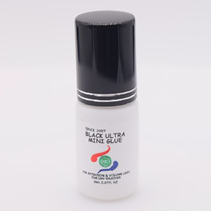 Pegamento Ultra Fuerte para Extensión de Pestañas OEM de 2ml, 5ml, 10ml, en Botella Blanca con Tapa Metálica de Color - Product Image 1