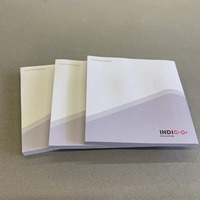 Bloc-notes adhésif personnalisable pour entreprise, imperméable, transparent, auto-adhésif, bloc-notes d'écriture, papeterie de bureau, bloc-notes adhésif
