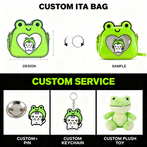 Bolso Ita de dibujos animados OEM, llavero personalizado, juguete de peluche, venta al por mayor, bolso Ita personalizado, OEM ODM, producto terminado con diseño. - Product Image 2