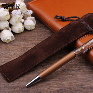 Pochettes pour stylo à cordon épais, velours, Logo et couleur personnalisés, sac cadeau de luxe, nouvelle collection - Product Image 3